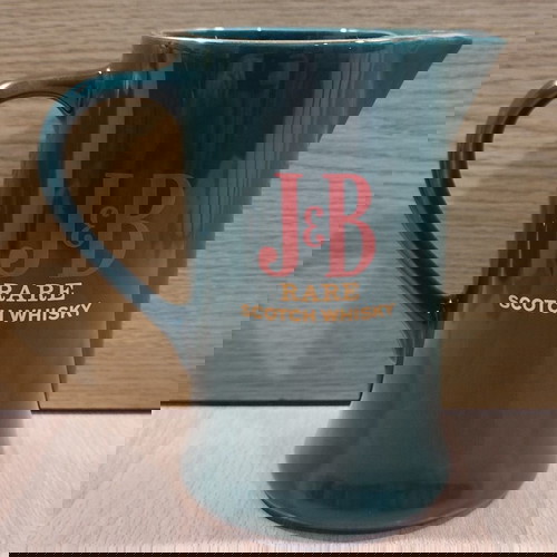 J&B scotch whisky παλιά πράσινη κεραμική κανάτα