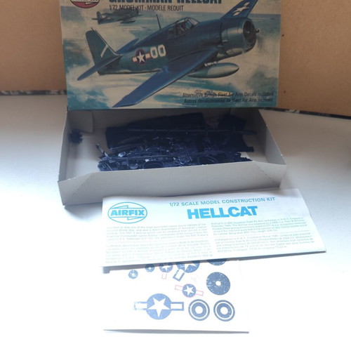 Airfix Grumman Hellcat model kit 1/72 scale