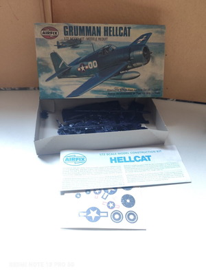 Airfix Grumman Hellcat model kit 1/72 scale