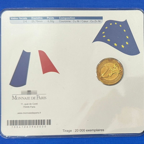 France 2 Euro 2010 Coincard BU 70th Anniversary of June 18 Appeal