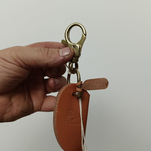 Il Bisonte leather keychains new, made in Italy
