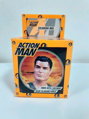 Action Man Colouring Mug Hasbro 1997 καινούργιο