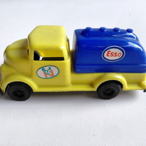 Esso Toy Fuel Tanker Truck Greek Made 70s, new