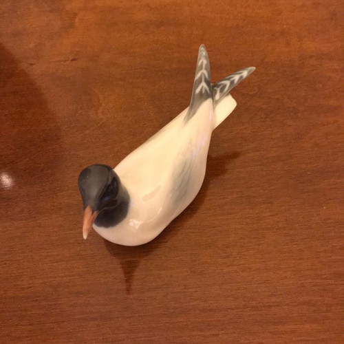 Original Copenhagen porcelain decorative bird used
