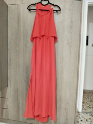 Only maxi coral dress size 40 like new