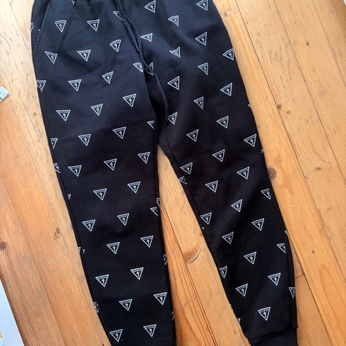 Guess sports pants, black and white, size S