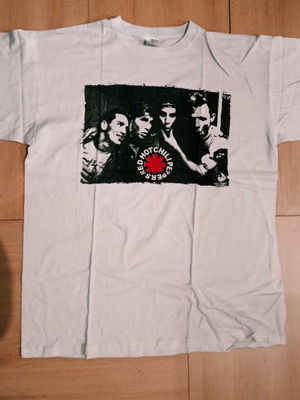 Red Hot Chili Peppers fashion t-shirt new, 100% cotton, size XXL, white