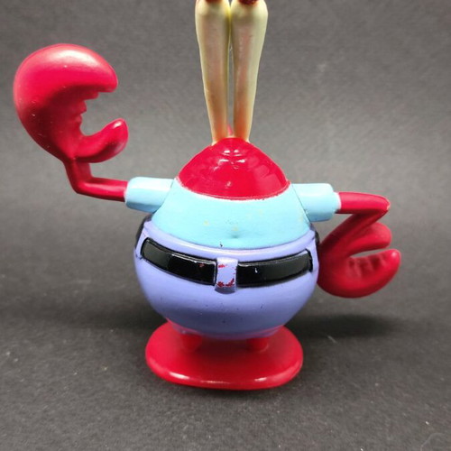 Mr Krabs figure used, collectible SpongeBob Viacom 2011