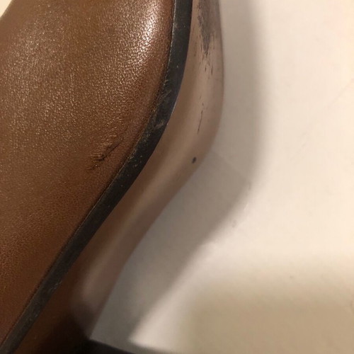 Walter Steiger brown leather ankle boots used, size 41