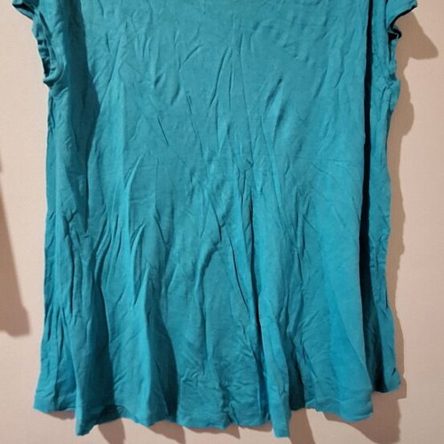 Blue summer blouse large new