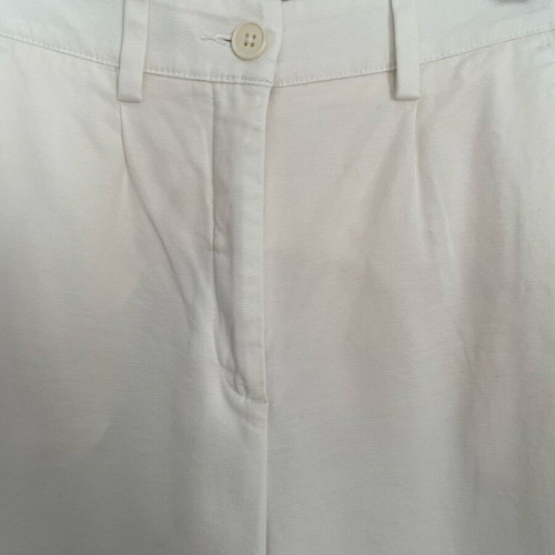 Sisley cropped pants white like new, size S
