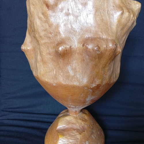 Wooden cup used, Finnish birch 22/14 cm