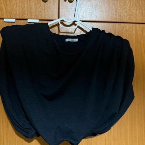 Studio 83 crop top new, black, size M