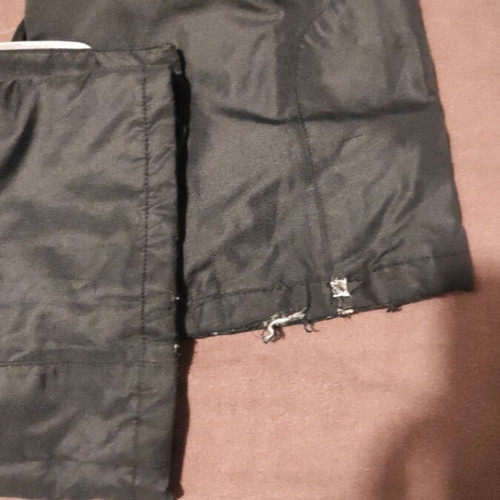 Crivit children's ski pants used, size 134/140 with suspenders