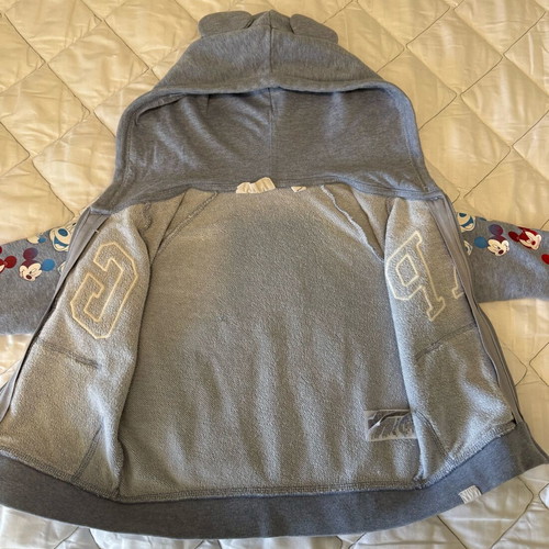 Gap Disney hoodie zipper jacket like new, 3 years, blue, 98 cm
