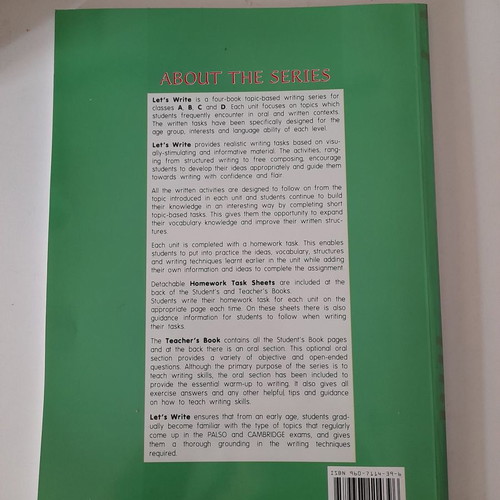 Let's Write 1 Grivas English book new, for level 1 essays