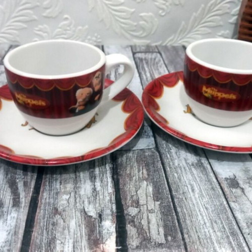 Muppet Show coffee cup set of 2 like new