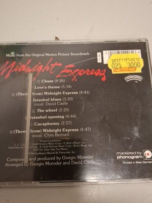 Midnight Express original motion picture soundtrack CD