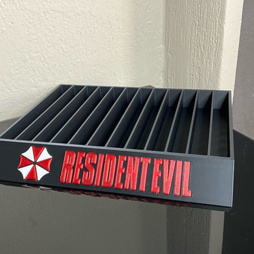 Resident Evil game holder for PlayStation 5 new, 12 slots