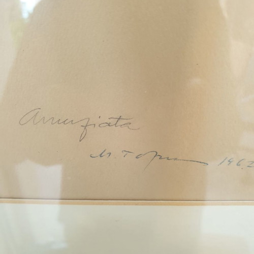 Engraving La Annunziata used, National Theatre Bucharest 1962