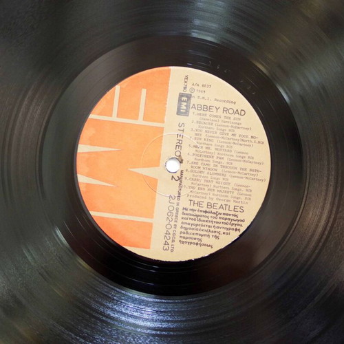 The Beatles Abbey Road vinyl record used, rock