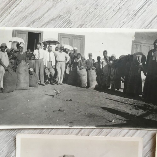 Historical photo album Egypt and Greece 1920-1930 used, rare retro photos