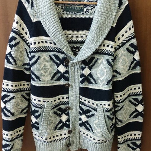 Funky Buddha knitted men's cardigan XL like new