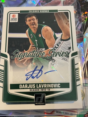 Euroleague Panini Donruss Darjus Lavrinovic Signature Series 2024-25 card new