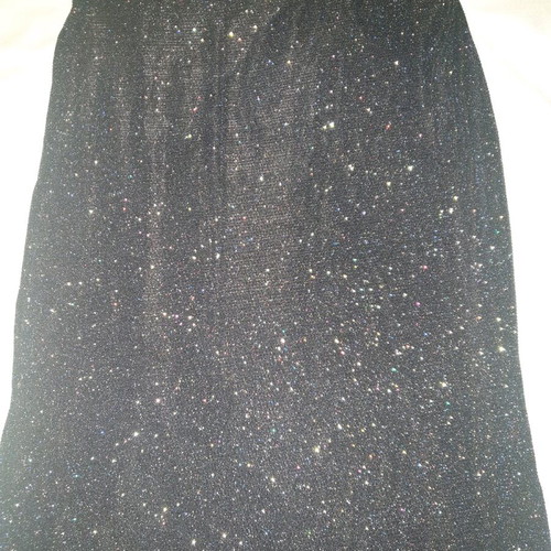 Midi skirt new H&M small blue star with strass