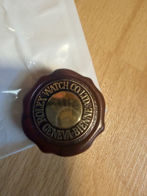 Rolex authenticity seal new
