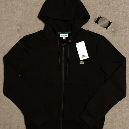 Lacoste jacket new, size Small, black