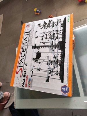 Spacerail Level 4 game used, missing 3 marbles
