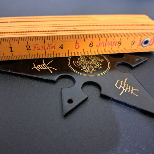 Shuriken throwing star decorative used, made in Taiwan