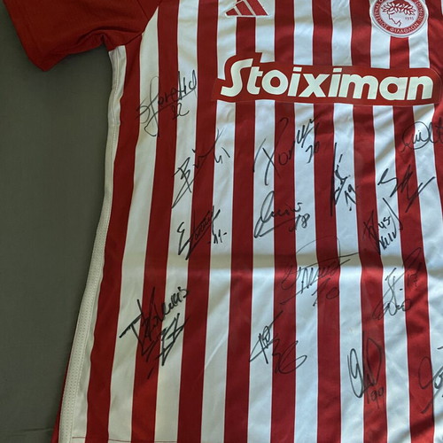 Olympiacos Signed Jersey 2023-24 Conference League Champions Like New
