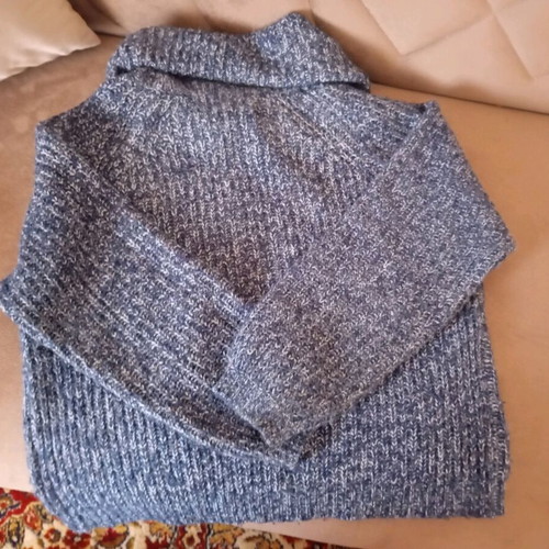 Clockhouse women's sweater with high polo collar size S used