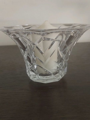 Decorative embossed crystal vase new