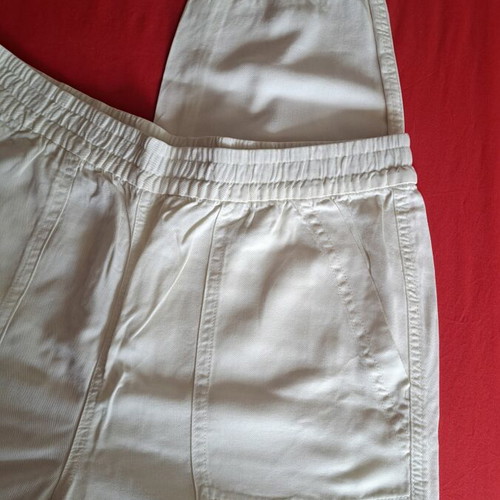 H&M Summer Jogger Cargo Pants New White Size L