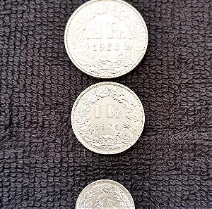 3 γαλλικά νομίσματα