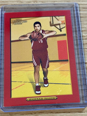 Κάρτα Βασίλης Σπανουλης Rockets NBA Topps 2006 σαν καινούργιο Ολυμπιακός
