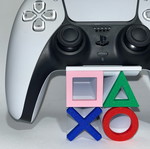 Βάση για χειριστήριο PS5 με design PlayStation buttons κατόπιν παραγγελίας