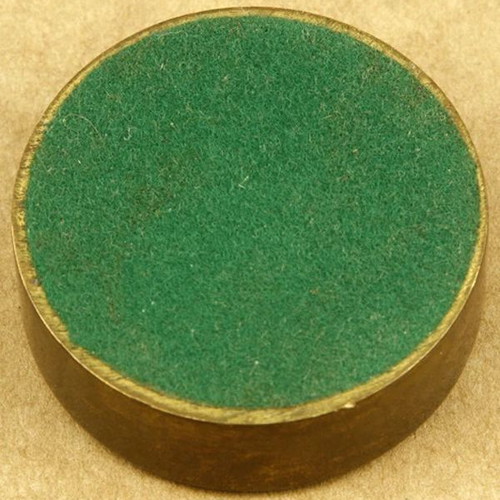 Hellenic-Arabic bank paperweight used, bronze