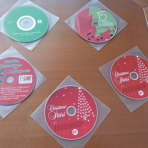 Vintage Christmas CD set of 5 with carols and festive songs