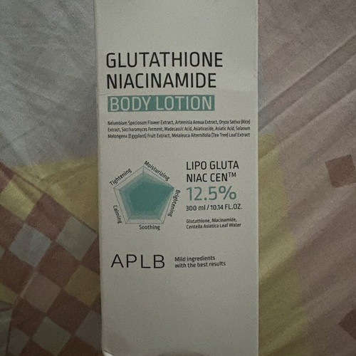 Aplb Glutathione Niacinamide Body Lotion brand new unscented
