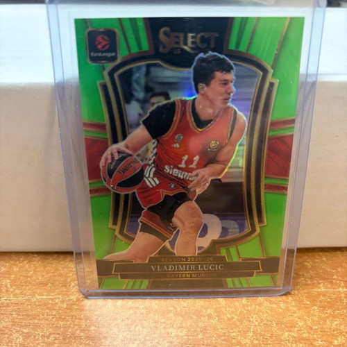 Vladimir Lucic Select EuroLeague Premier Level Cards new, lot of 2