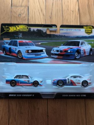 Hot Wheels BMW 320 Group 5 and 2001 BMW M3 GTR 2-pack new