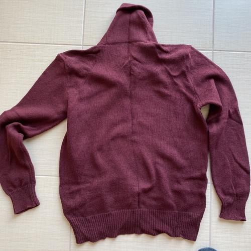 Raulph Lauren men's sweater used, cotton, burgundy size M