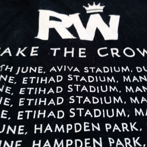Robbie Williams Take the Crown Stadium Tour 2013 Shirt size L like new