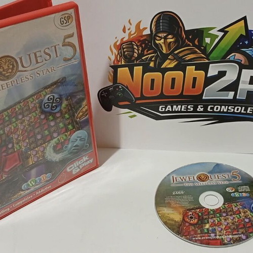 Jewel Quest 5 The Sleepless Star PC CD-ROM used adventure game