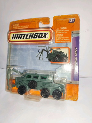 Matchbox Diecast military vehicle Buffalo MPCV new sealed