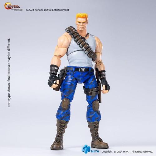 Hiya Toys Konami Contra Operation Galuga Bill Rizer 6" exquisite basic figure new